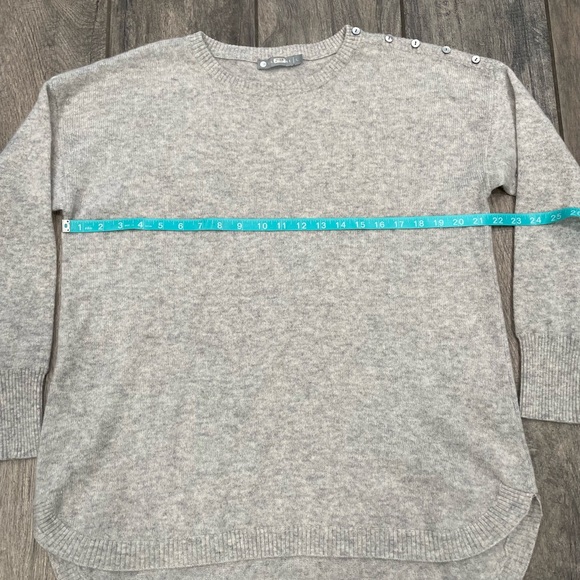 InCashmere Light Gray Women's Sweater - Picture 4 of 9